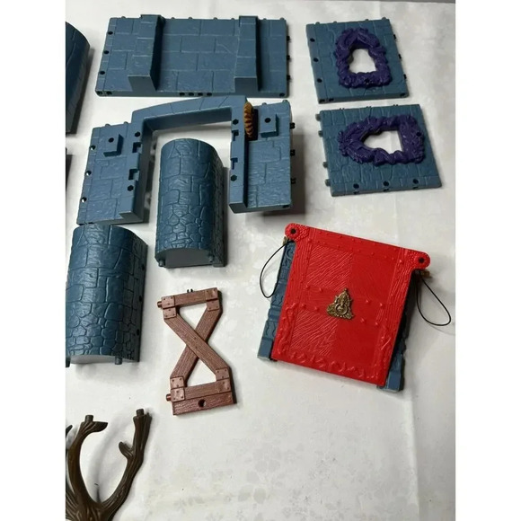 Fisher Price Mattel Imaginext Medieval Battle Castle Lot Vintage 2001 As Is - Picture 3 of 5